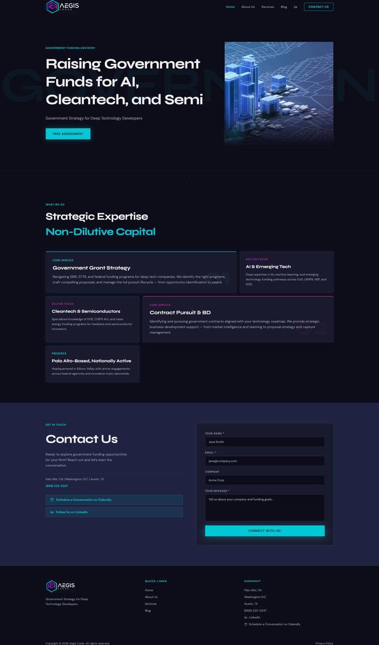 Aegis Creek full page