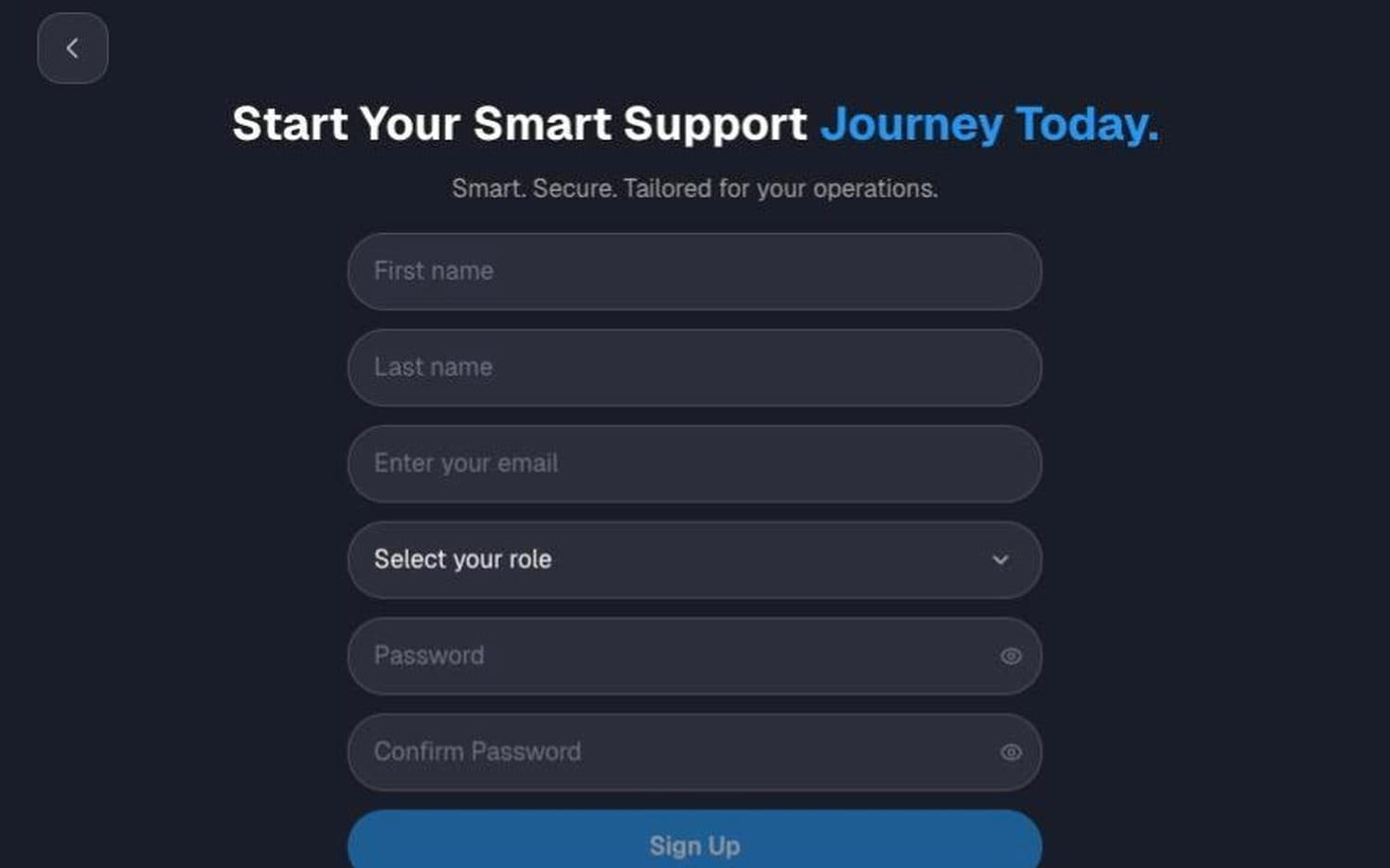IntelliMaint AI — Account creation