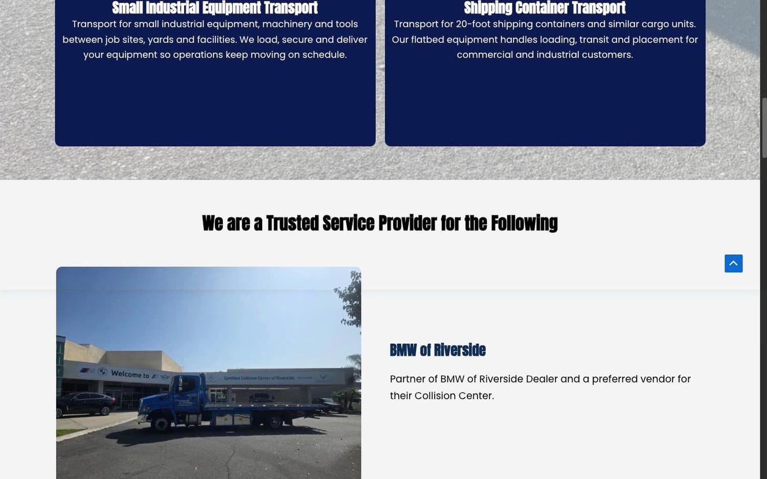 Team Smith Logistics — Proof · real fleet